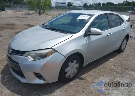 2015 Toyota Corolla Le from USA, damaged, VIN 2T1BURHEXFC242245